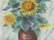 Vaso di  girasoli