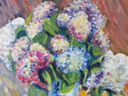 vaso di ortensie